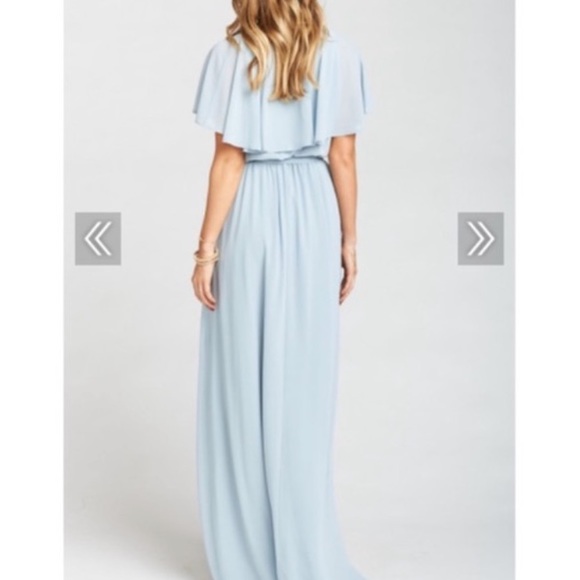Show me your mumu Audrey Maxi Dress S Steep blue - Picture 3 of 14